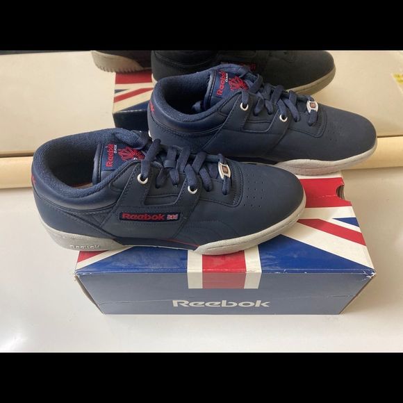 Reebok Leather Classic Workout Low Blue Size 8 main image 7